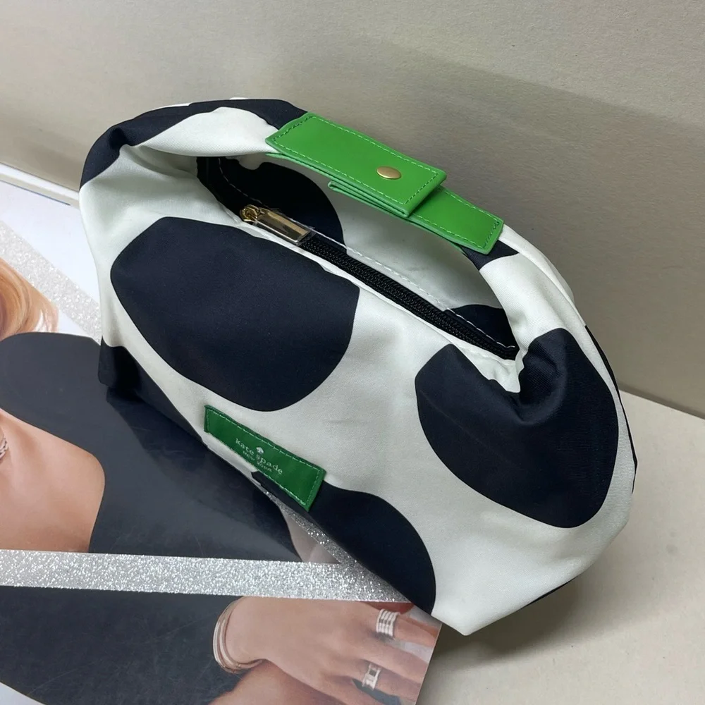 (new) Kate Spade costmetic pouch /travel kit toiletries polka dot